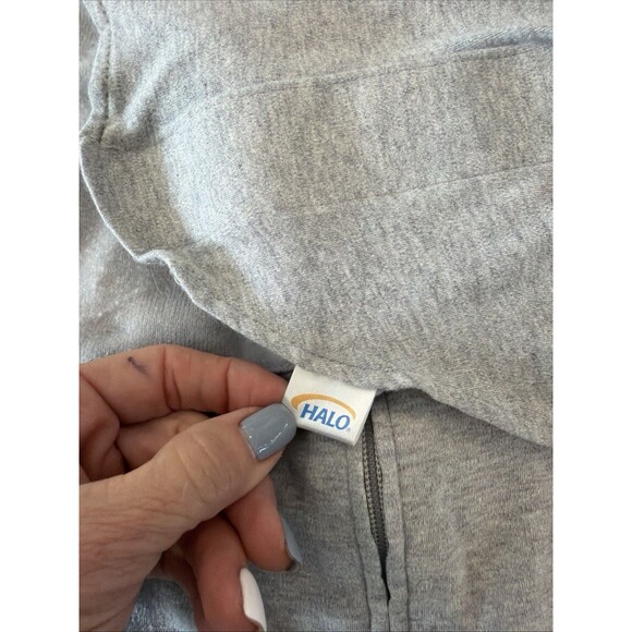 HALO Sleepsack 100% Cotton Swaddle - Gray, Newborn 0-3months - Picture 4 of 4